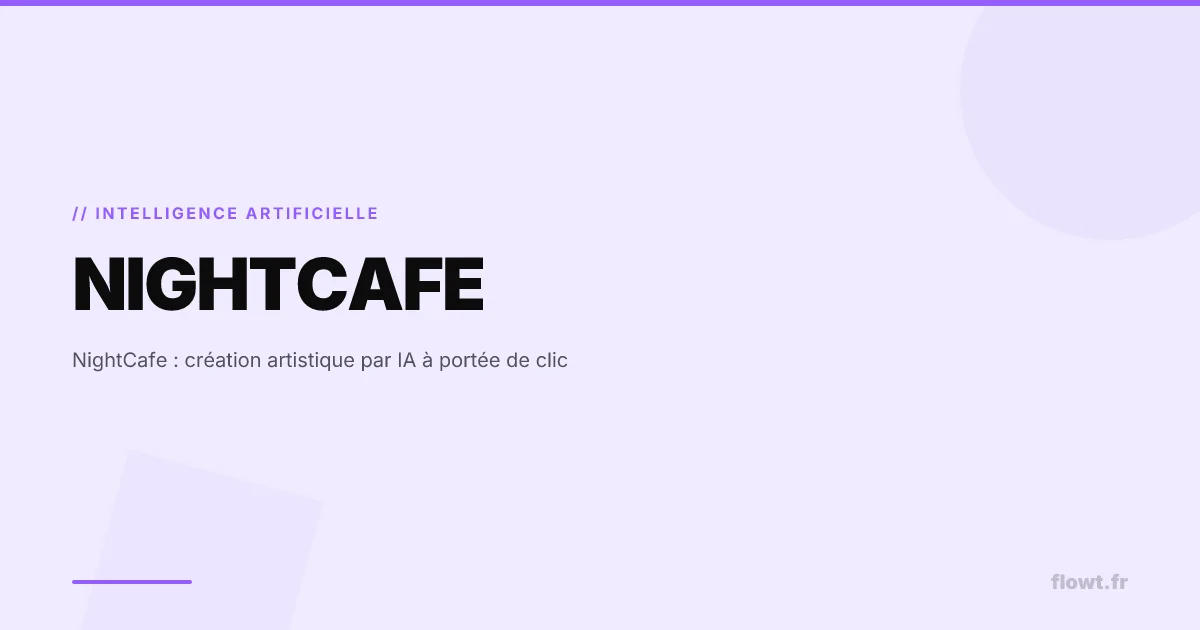 NightCafe : création artistique par IA à portée de clic