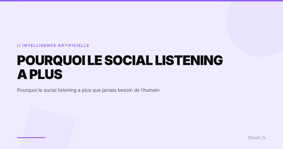 Pourquoi le social listening a plus que jamais besoin de l’humain