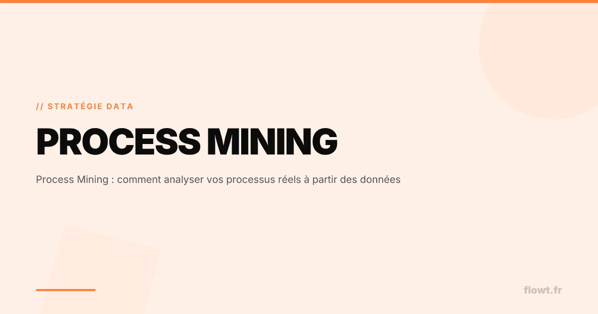 Process Mining : comment analyser vos processus réels à partir des données